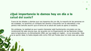 Biotecnologia-Aplicada para la restauración de la salud de suelos | PPTX