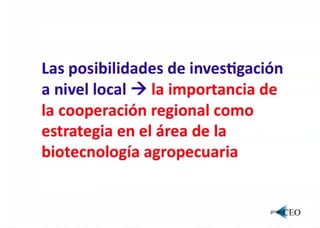 Biotecnologia agricola lac