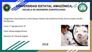 UNIVERSIDAD ESTATAL AMAZÓNICA
ESCUELA DE INGENIERÍA AGROPECUARIA
 