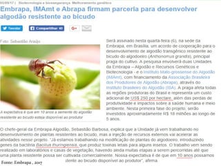 Fonte: Embrapa , 2017
 