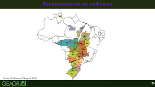 36
Posicionamento de cultivares
Posicionamento de cultivares
Fonte: Guilherme Olimpio, 2026.
 