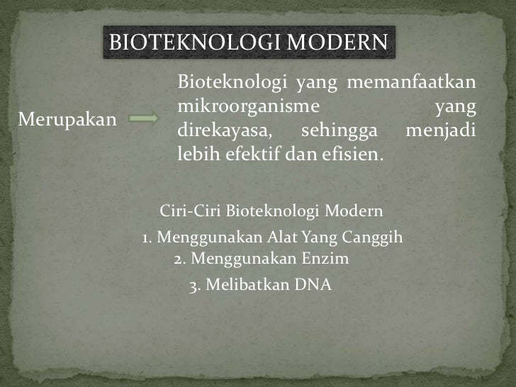 Bioteknologi