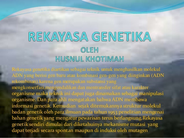 Bioteknologi dan bioetika