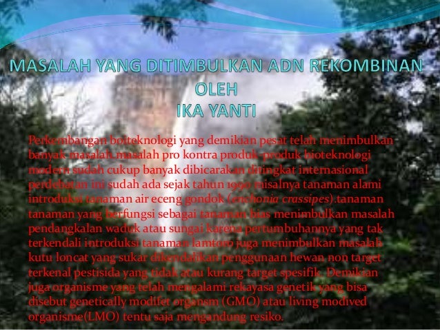 Bioteknologi dan bioetika