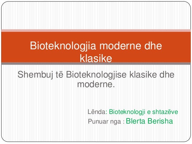 bioteknologjia