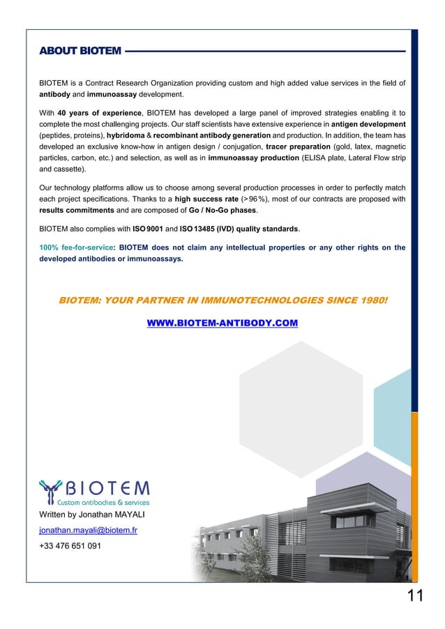 BIOTEM Covid19 and Serological Tests PDF