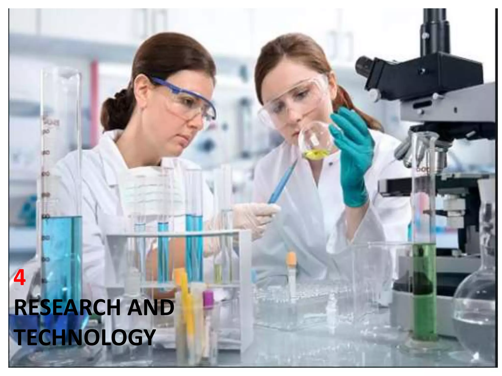 4
RESEARCH AND
TECHNOLOGY
 