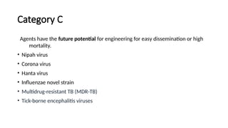 Biocrimmy Examples Bioterrorism : Biological agent :Biocrime | PPTX