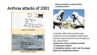 Biocrimmy Examples Bioterrorism : Biological agent :Biocrime | PPTX