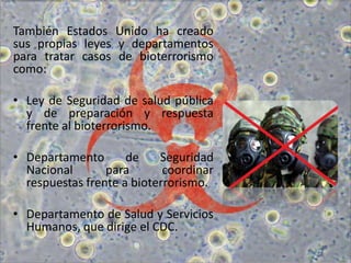 Bioterrorismo una nueva amenaza | PPTX