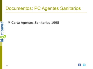 Documentos: PC Agentes Sanitarios Carta Agentes Sanitarios 1995 