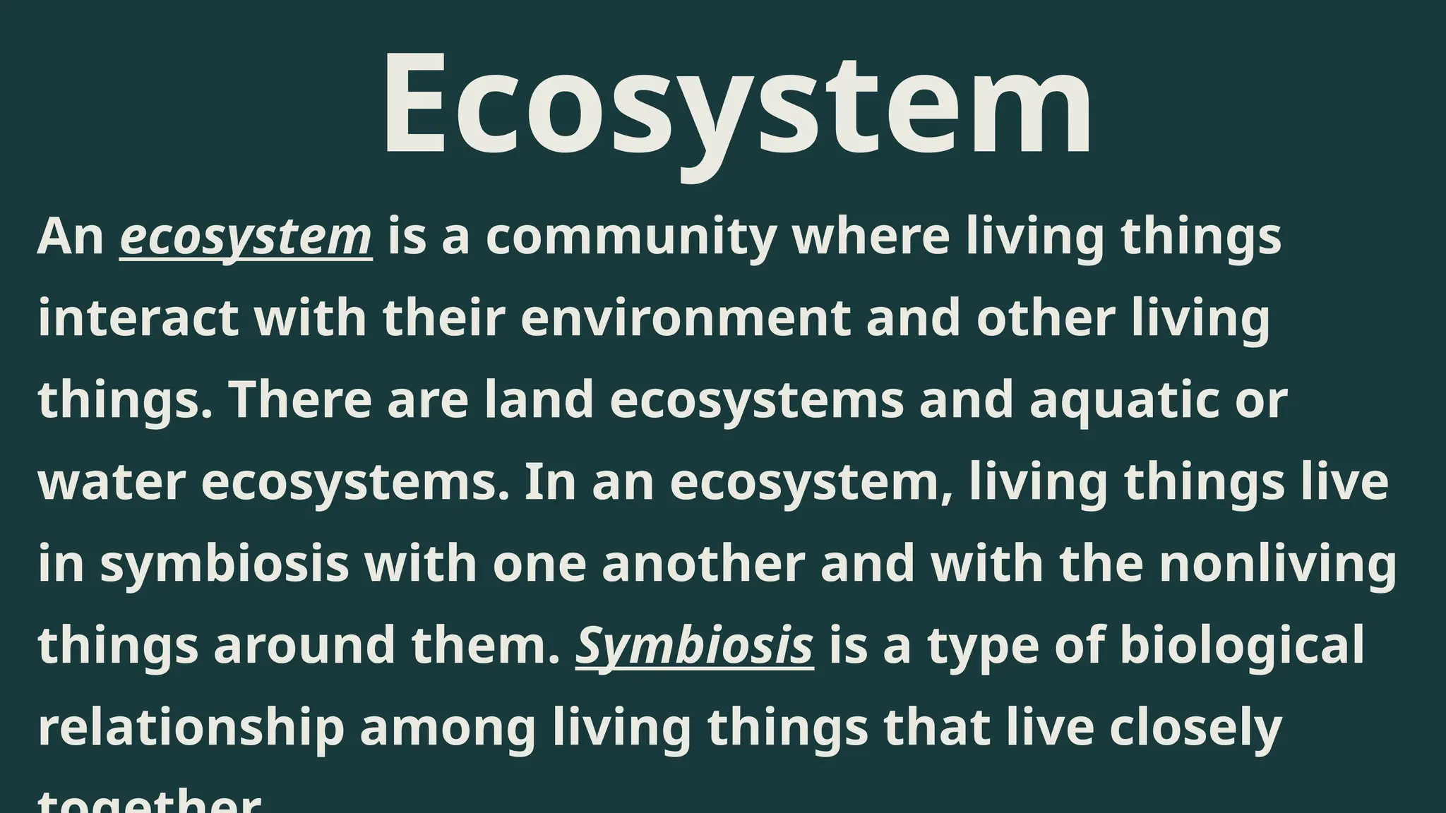 Biotic and Abiotic Factors in the Environment Science Presentation in Dark  Green Beige Hand Drawn Style.pptx