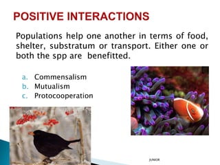 Biotic interactions | PPT