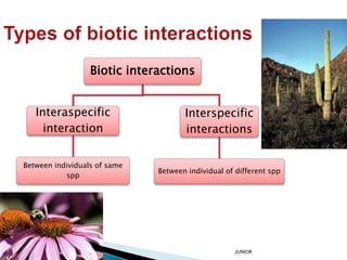 Biotic interactions | PPT