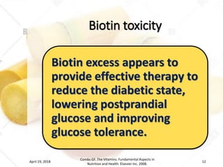 Biotin deficiency and toxicity | PPT