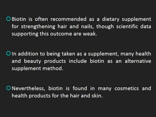 Biotin & folic acid
