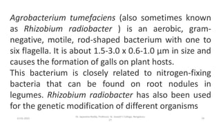 Biotransformation by Dr. Jayarama Reddy, St. Joseph's College ...