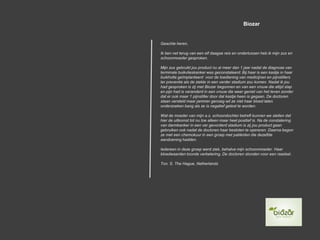 Biozar presentation ned | PPTX