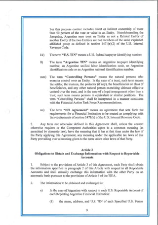 acuerdo intercambio información