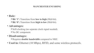 BIPHASE Encoding data communication and networking . pptx | PPTX
