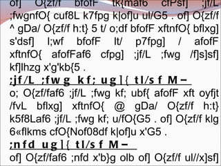 & gDa/ O{zf/f, kl/ro, tl/sf / ;nfd ug]{ tl/sf  of] O{zf/f bfofF tk{maf6 cfPsf] ;jf/L ;fwgnfO{ cuf8L k7fpg k|of]u ul/G5 . of] O{zf/f ^ gDa/ O{zf/f h:t} 5 t/ o;df bfofF xftnfO{ bflxg] s'dsf] l;wf bfofF lt/ p7fpg] / afofF xftnfO{ afofFaf6 cfpg] ;jf/L ;fwg /f]s]sf] kf]lhzg x'g'kb{5 . ;jf/L ;fwg kf; ug]{ tl/sf M– o; O{zf/faf6 ;jf/L ;fwg kf; ubf{ afofF xft oyfjt /fvL bflxg] xftnfO{ @ gDa/ O{zf/f h:t} k5f8Laf6 ;jf/L ;fwg kf; u/fO{G5 . of] O{zf/f klg 6«flkms cfO{Nof08df k|of]u x'G5 . ;nfd ug]{ tl/sf M–  of] O{zf/faf6 ;nfd x'b}g olb of] O{zf/f ul//x]sf] cj:yfdf ;nfd ug'{ k¥of] eg] ^ gDa/ O{zf/fdf h:tf] ug'{ kb{5 . 