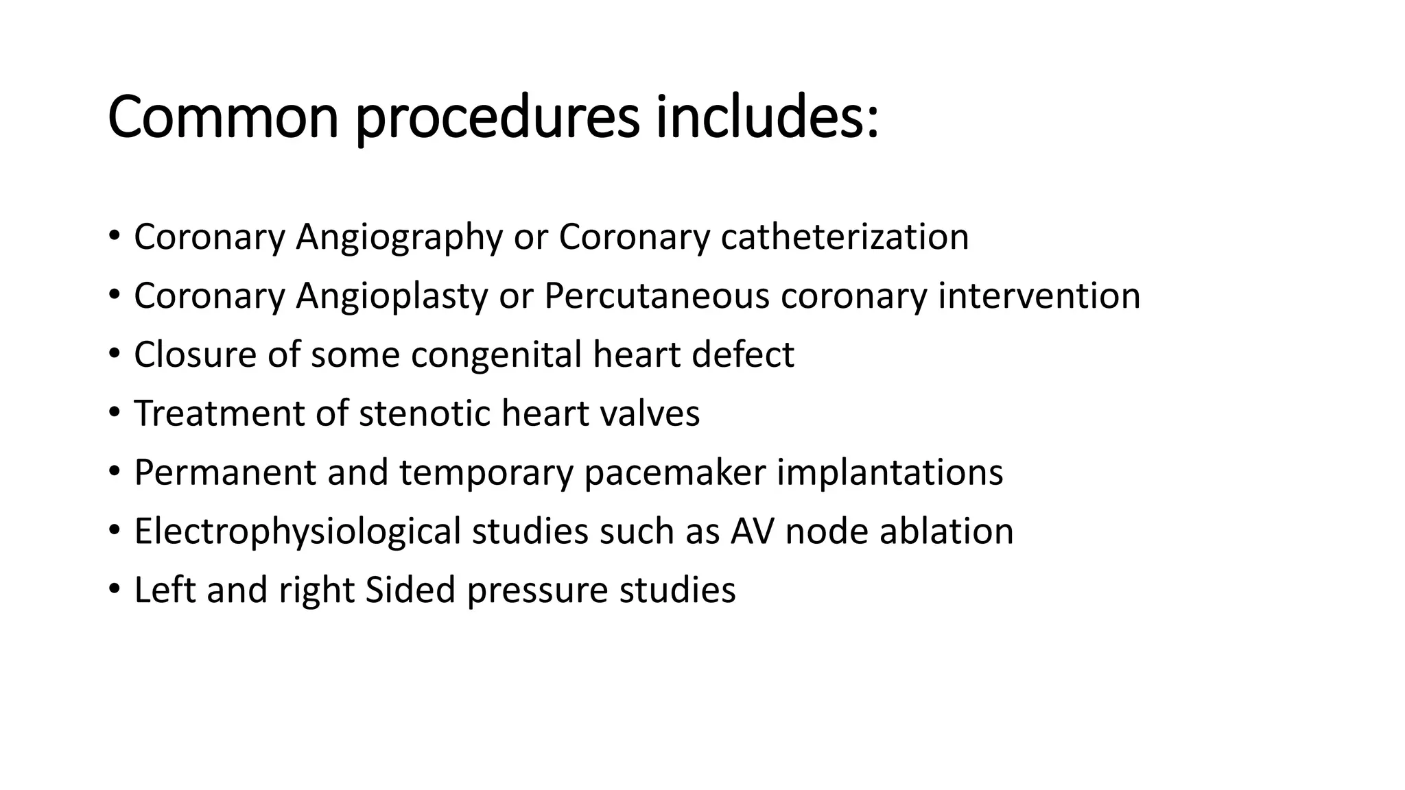 Biplane cath lab PPT