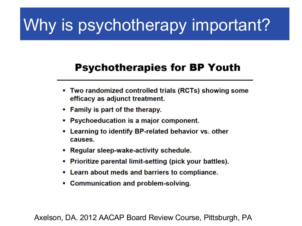 Pediatric bipolar disorder treatment