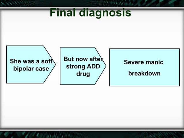 bipolar single case study