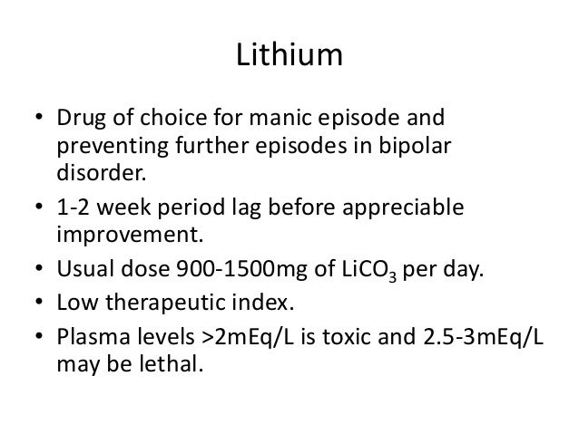 Trileptal For Bipolar Mania