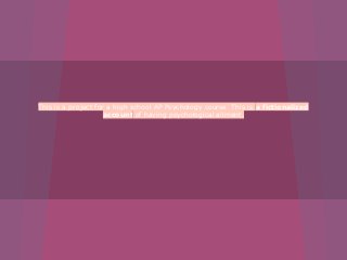 This is a project for a high school AP Psychology course. This is a fictionalized
account of having psychological ailment.

 