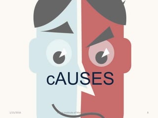 cAUSES
1/15/2016 8Xavier Institute of Management, Jabalpur
 