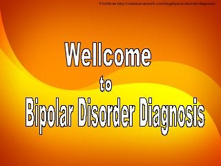 Find More:http://individualcareoftx.com/blog/bipolar-disorder-diagnosis/
 