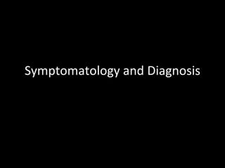 Symptomatology and Diagnosis 