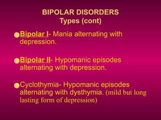 Bipolar Disorders and mental health issues .pptx