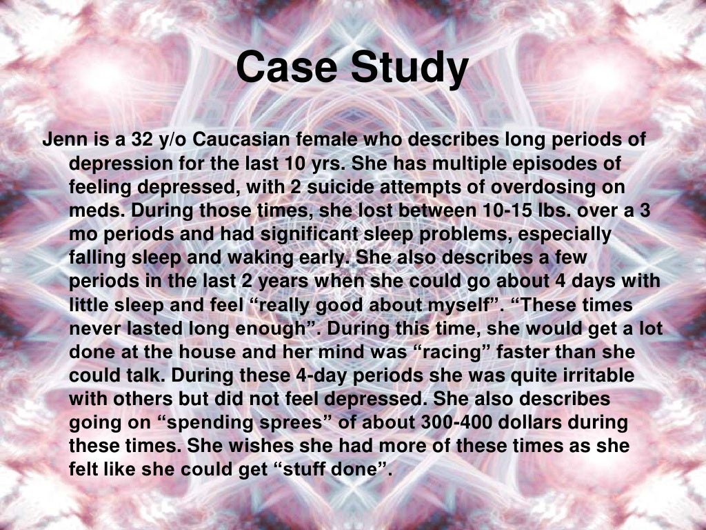 Bipolar Ii Disorder Presentation