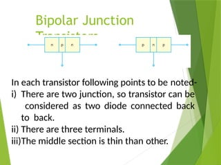Bipolar Juncion Transistor PPT FOR ENGINEERING STUDENTS | PPTX