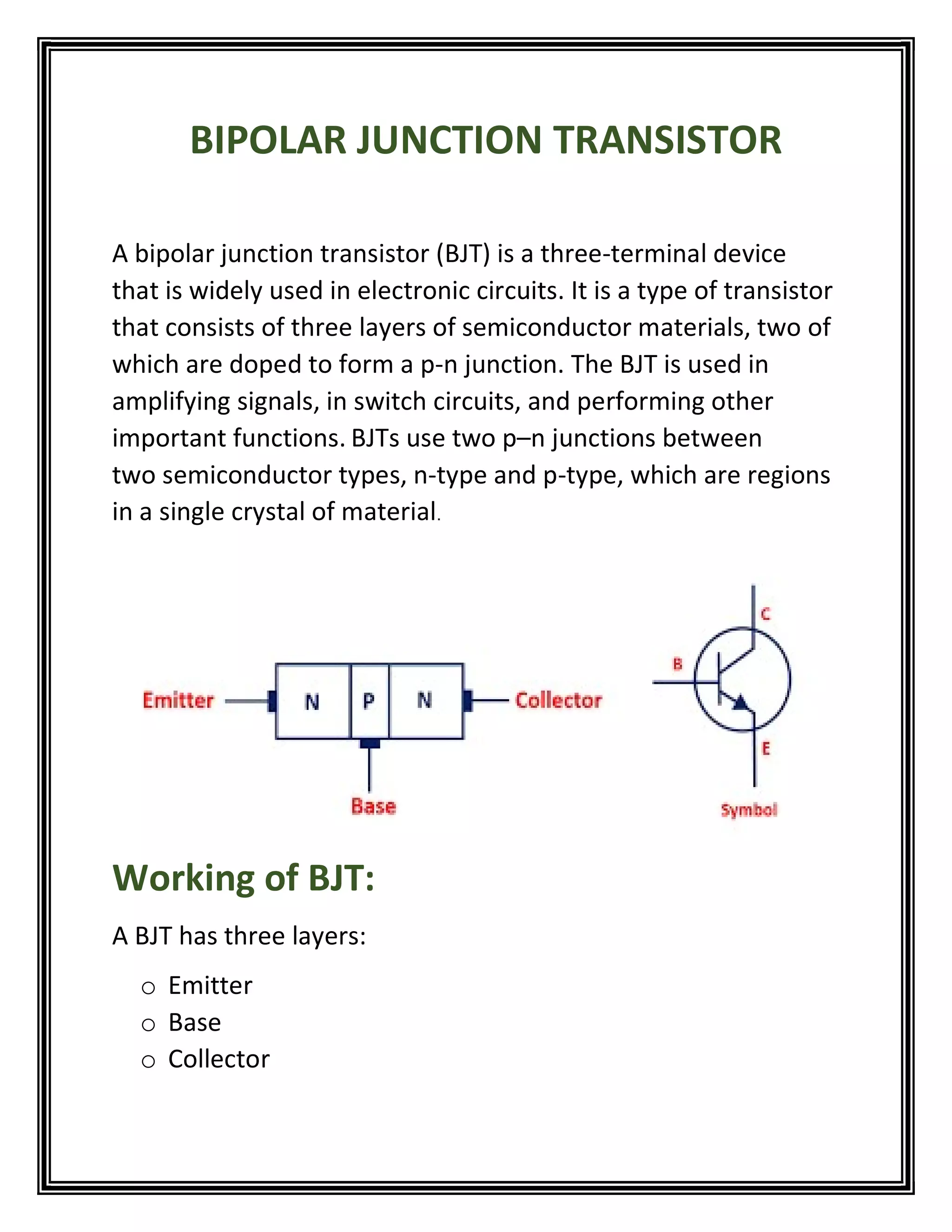 Bipolar Junction Transistor.pdf