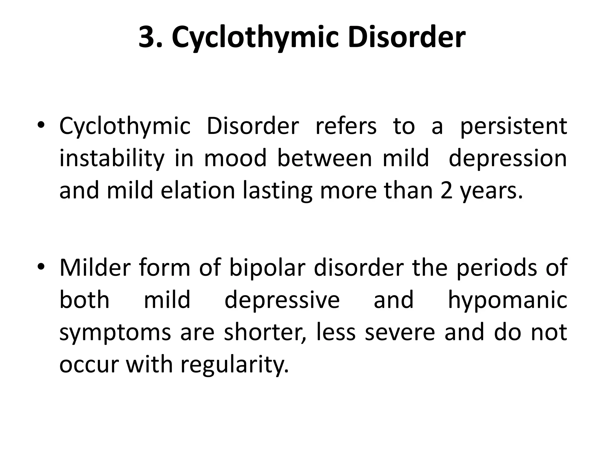 Bipolar mood disorder | PPT