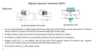 Bipolar transistor basics for electronics 1 | PPTX