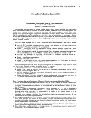 Bipolar Workshop Handbook 2