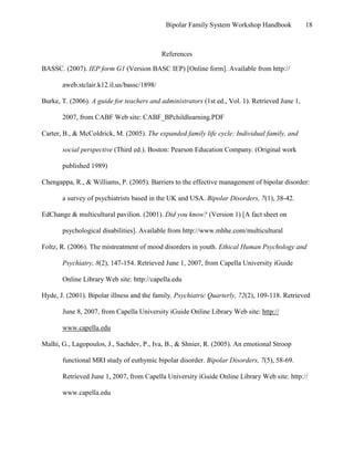 Bipolar Workshop Handbook 2