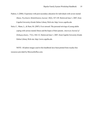 Bipolar Workshop Handbook 2