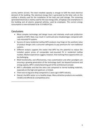 Building Integrated Photovoltaics Systems | PDF