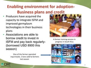 Livelihood Impacts Through Access to Markets