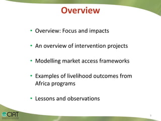 Livelihood Impacts Through Access to Markets