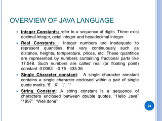 JAVA PROGRAMMINGD | PPTX