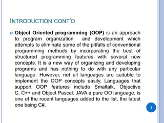 JAVA PROGRAMMINGD | PPTX