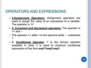 JAVA PROGRAMMINGD | PPTX
