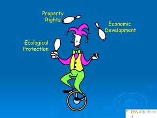 Economic  Development Ecological  Protection   Property Rights 