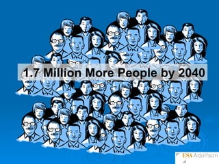1.7 Million More People by 2040 